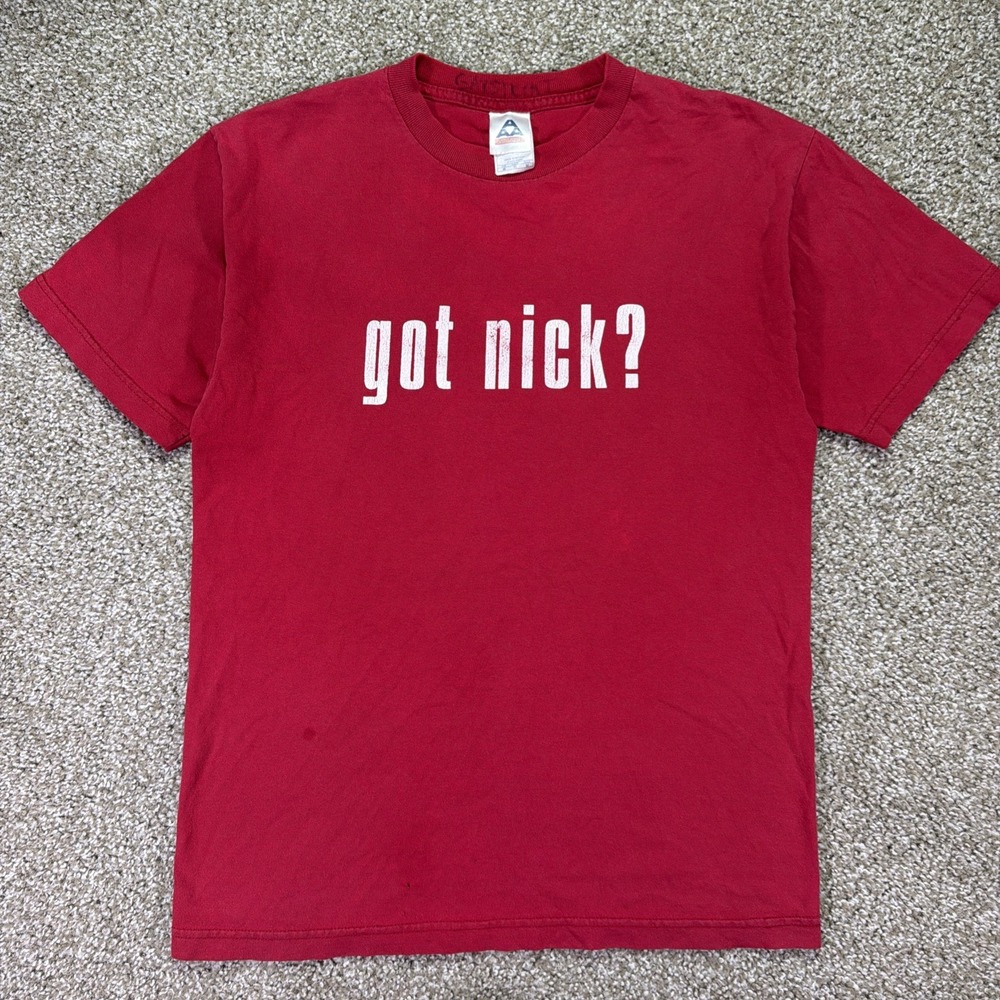 Vintage Alabama Crimson Tide "got Nick?" Tee Double Sided Medium